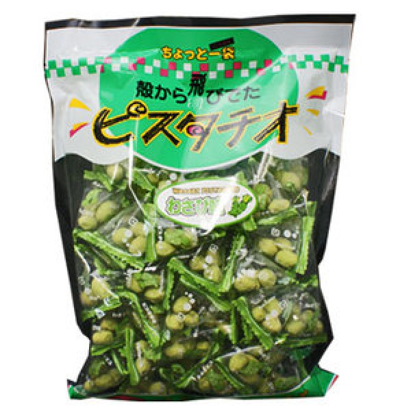 Photo1: Green Snack Pistachio Wasabi flavour 215g  (1)