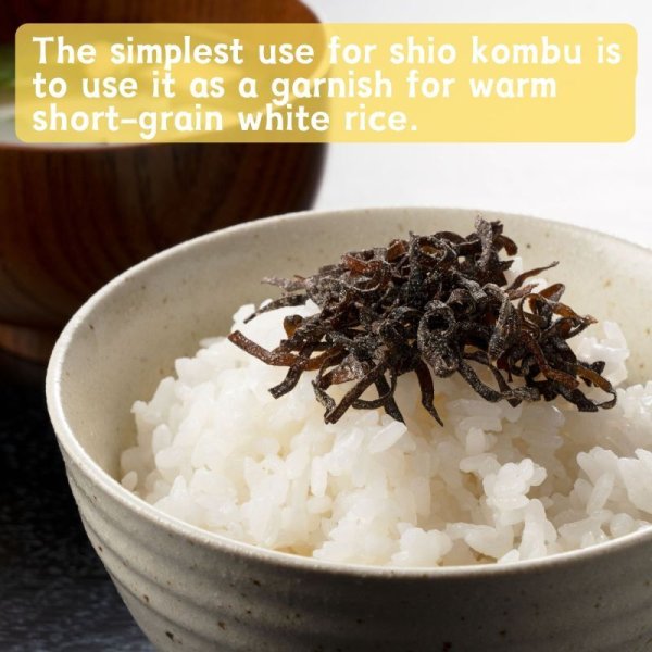 Photo3: [BUSINESS SIZE] Shio Kombu, Japanese Salted Kelp Strips from Hokkaido 1 kilogram (2.20 pounds) Pack (3)