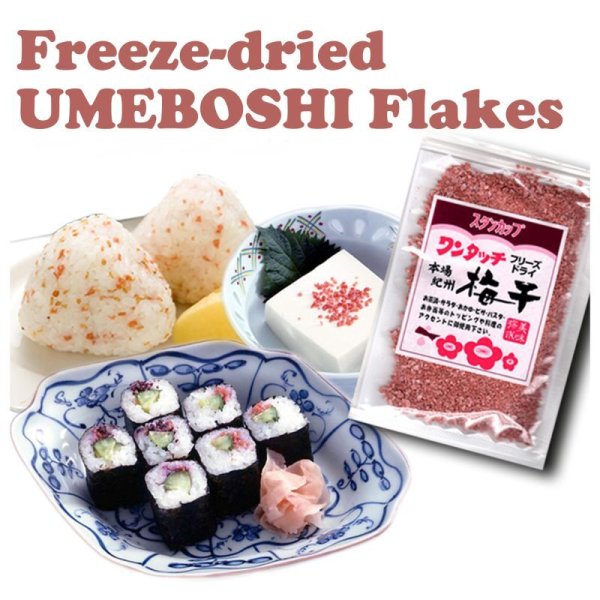 Photo2: Umeboshi Powder Freeze-Dried Crushed UMEBOSHI Dried Plum Powder 38g (2)