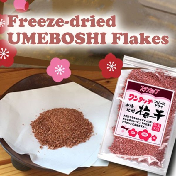 Photo3: Umeboshi Powder Freeze-Dried Crushed UMEBOSHI Dried Plum Powder 38g (3)