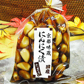Japanese Brining, Corning, Pickles Garlic ` Japan Garlic Used ` 100g (Soy Taste) Pickles Side Dish Garlic
